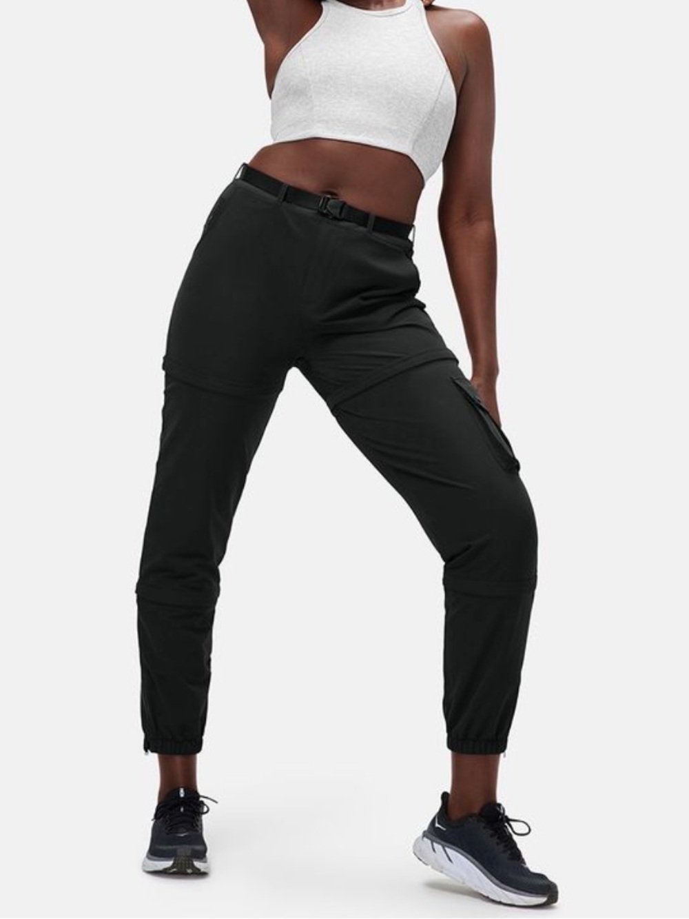 Outdoor Voices Black RecTrek zip off pants size s